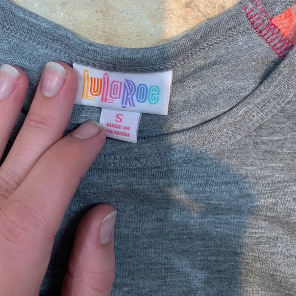 NWT LuLaRoe Disney The Little Mermaid Randy T sz S - Picture 4 of 4